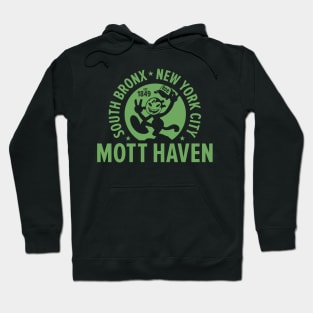 Mott Haven Bronx NYC - Cartoon Style Hoodie